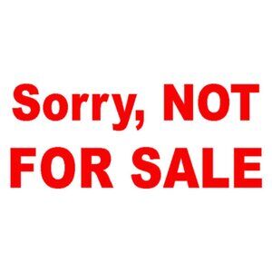 Not for sale